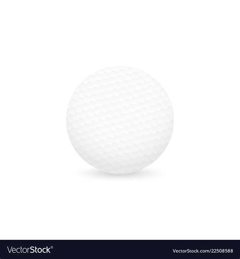 Golf ball Royalty Free Vector Image - VectorStock