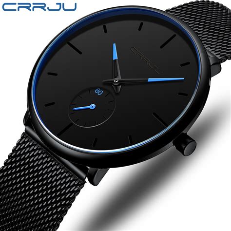 Crrju Mode Heren Horloges Ultra Dunne Luxe Quartz Grandado