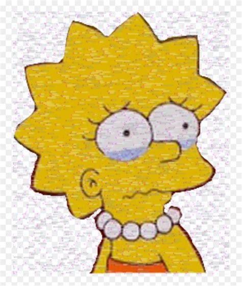 #sad #lisa #simpson - Sad Lisa Simpson Drawings, HD Png Download - 750x913 (#6213310) - PinPng