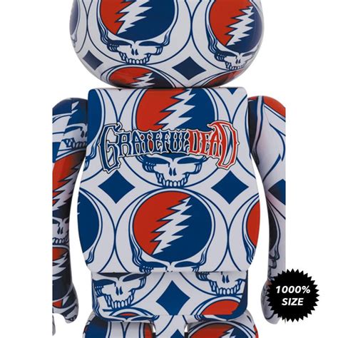 Grateful Dead Steal Your Face 1000 Bearbrick By Medicom Toy Mindzai