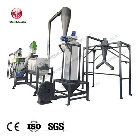 Plastic Pet Bottle Crushing Washing Granulating Pelletizing Recycling