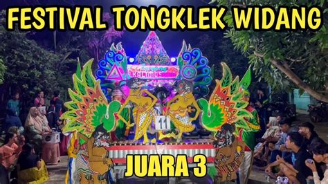 Juara Semarak Festival Tongklek Ramadhan Mlangi Widang Tuban