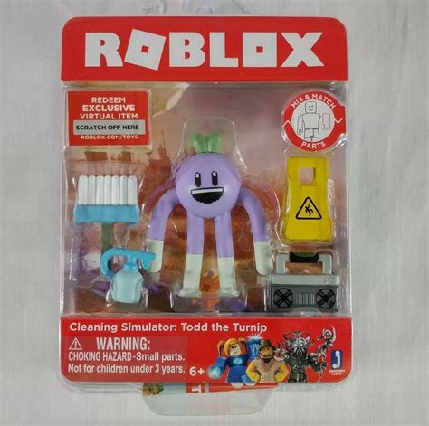 Roblox Figure Cleaning Simulator Todd The Turnip W Accessories And Code R1 Vhtf 1950076099