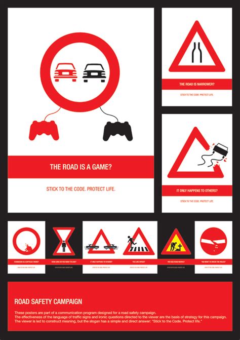 Safety Road Poster