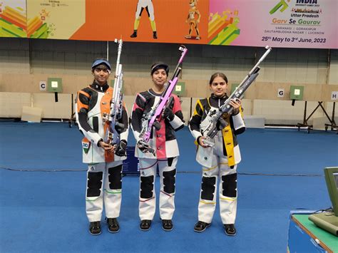 Shooting Selection Trials Bhavesh Wins Rapid Fire Pistol Ramita