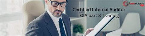 Certified Internal Auditor CIA Part 3 Training In Karachi Lahore