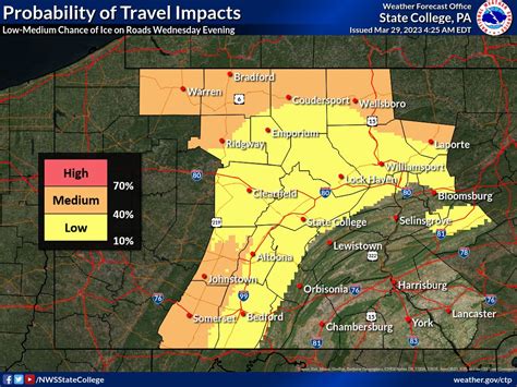 NWS State College on Twitter: "Wintry travel impacts possible this ...