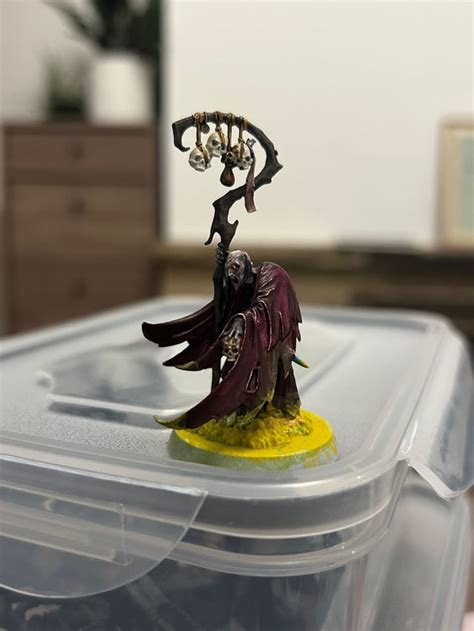 Finally painted my 'mancer : r/SoulblightGravelords