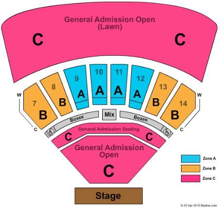 Azura Amphitheater Tickets and Azura Amphitheater Seating Chart - Buy ...