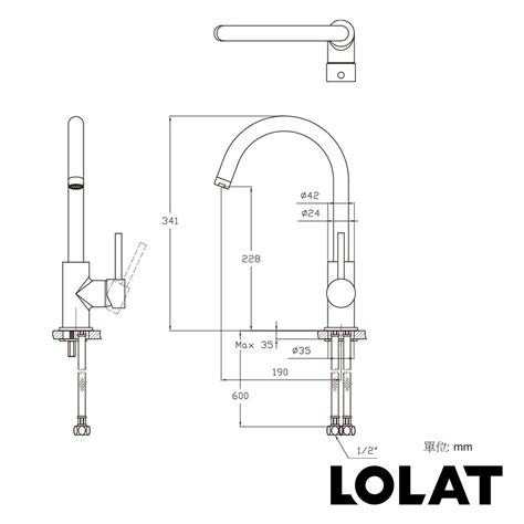 Lolat 羅力 立式水龍頭 Knx1279 Pchome 24h購物