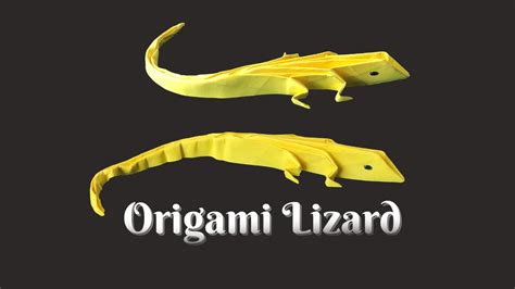 How To Make Paper Lizard Step By Step Youtube