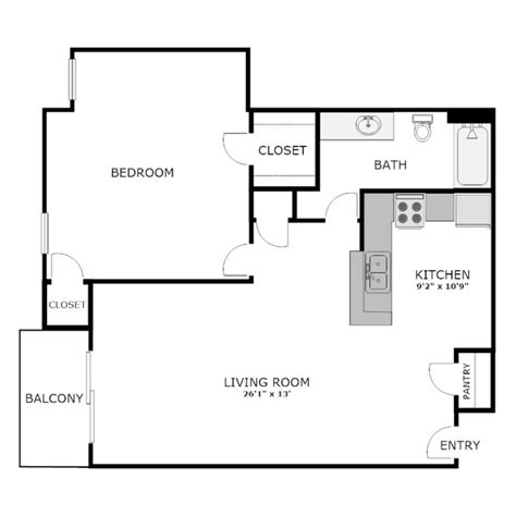 Apartment Floor Plans - Riverwalk Luxury Apartments