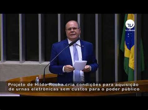 Projeto De Hildo Rocha Cria Condi Es Para Aquisi O De Urnas