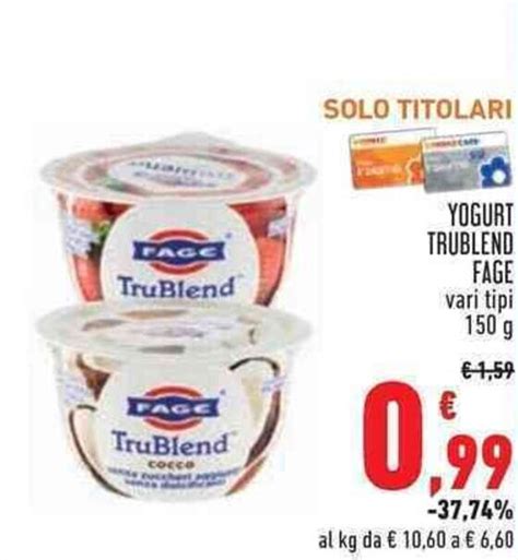 Fage Yogurt Trublend Vari Tipi 150 G Offerta Di Conad Superstore