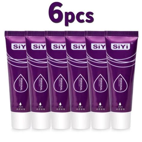 6pcs violet Lubrifiant Anal à Base Eau pour le Sexe Gel de