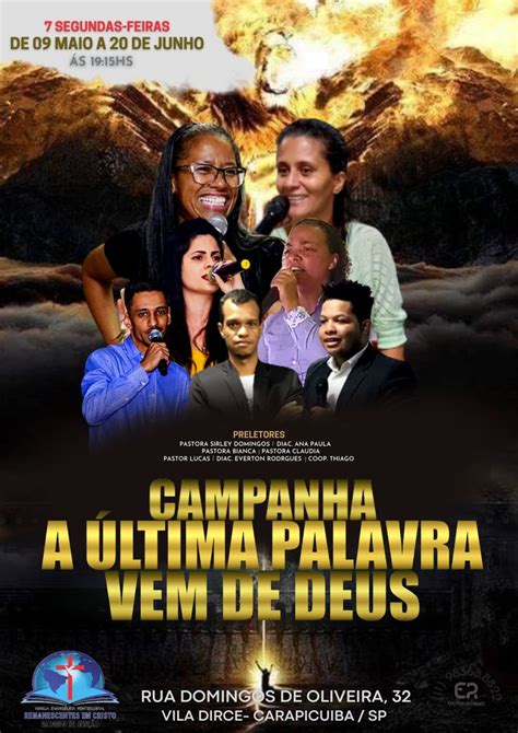 Campanha A Ltima Palavra Vem De Deus A Ltima Palavra Pastor Lucas