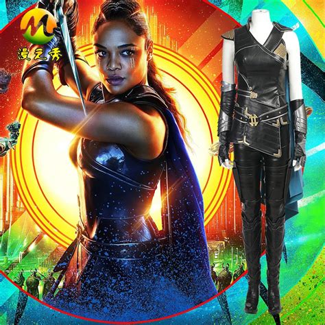 2017 New Movie Thor Ragnarok Cosplay Costume Valkyrie Costume Halloween