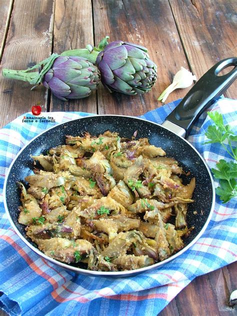 Carciofi Gratinati In Padella