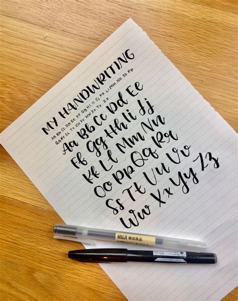 My Handwriting Inspired By Jasmine From Studyquill Hand Lettering