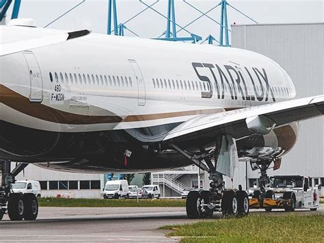 Penampakan Pesawat Airbus A350 900 Msn 480 Pertama Pesanan Starlux