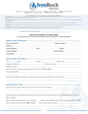 Fillable Online Windscreen Report Form Fax Email Print Pdffiller