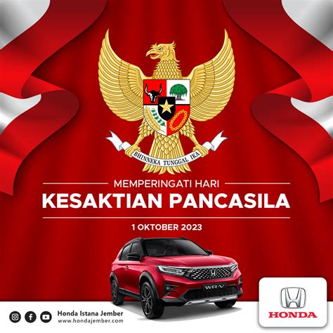 Hari Kesaktian Pancasila 2023 Honda Istana Jember Dealer Showroom