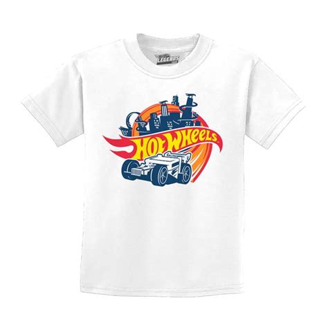 Playera Para Ni O Hot Wheels Talla Cuello Redondo Blanco Bodega Aurrera En L Nea