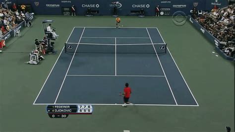 Greatest Tennis Shot Of All Time Youtube