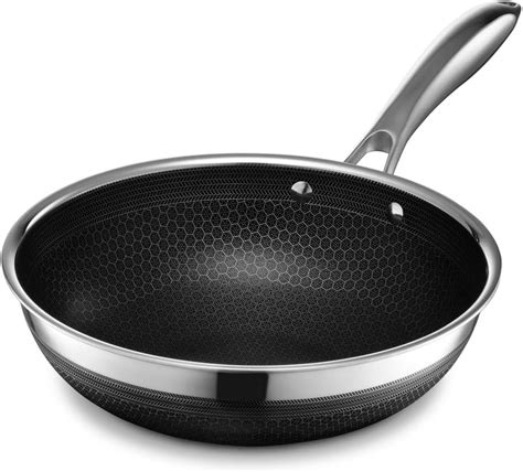 Amazon Co Jp HexClad Hybrid Non Stick Wok 10 2 Inches 26 Cm Non