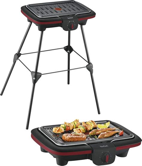 Tefal Easygrill Contact Barbecue Lectrique Sur Pieds Chauffe Rapide