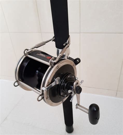 Combo Caña 130 Lb Carrete Pesca Troleo Penn 90 No Shimano 6799