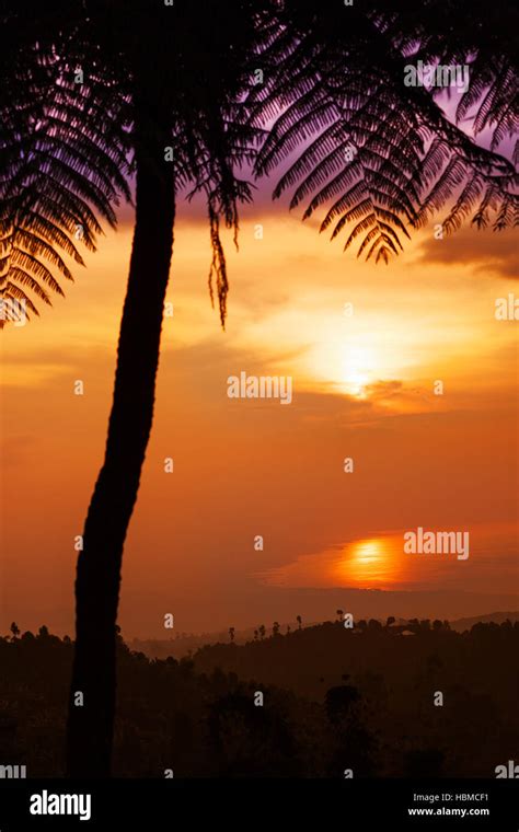 Sunset in Bali island Indonesia Stock Photo - Alamy