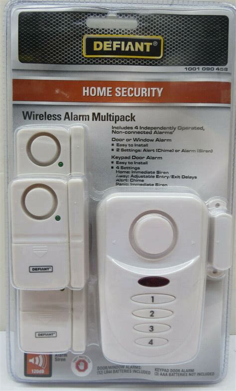 New Defiant Wireless Home Security Door Window Alarm Kit Multipack Ebay