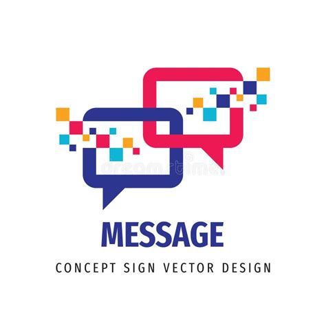 Message Vocal Bulles Vocales Vectoriel Logo Commercial Illustration