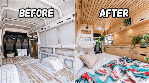 NEVER SEEN Van Transformation Into An Epic DIY Campervan - DIY Channel ...