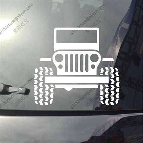 4x4 Off Road Car Vinyl Decal Sticker Fit For Jeep Wrangler Cherokee