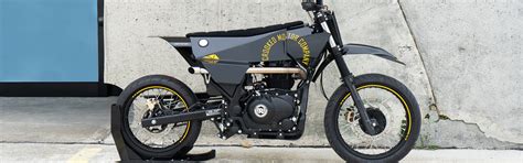 Crooked Motorcycle Super Scram Scram 411 Custom Royal Enfield Uk