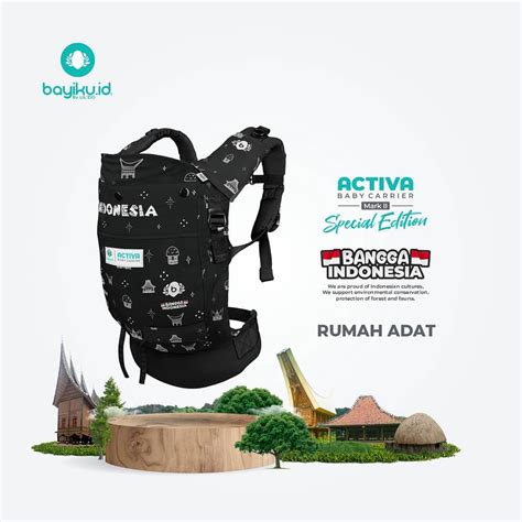 Jual Gendongan SSC Bayiku Id Activa Baby Carrier Gendong Depan Bayi