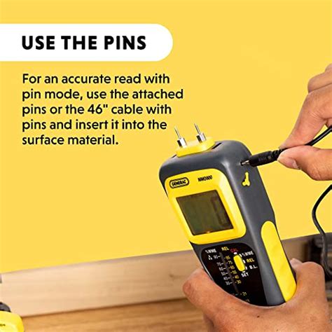 General Tools Wood Moisture Meter Mmd Humidity Sensor Pin Type