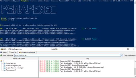 Github The Viper One Psmapexec A Powershell Implementation Of The