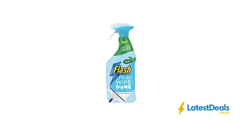 Flash Spray Wipe Done Shower Multi Purpose Cleaning Spray 800ml £2 At