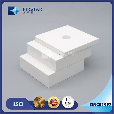 China Wholesable150 100 92 Alumina Ceramic Hole Weldable Tiles For