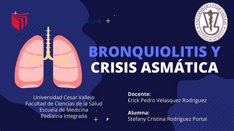 Bronquiolitis y crisis asmática Pediatría Jose Carrion uDocz