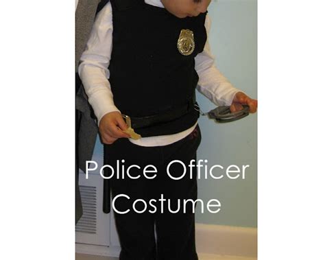 My Handmade Home: DIY: Police Officer Costume (Last minute!)