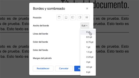 06 Google Documents Bordes Y Sombreados YouTube