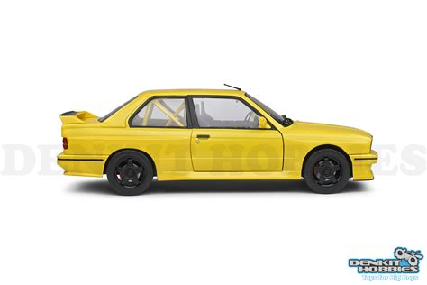 BMW E30 M3 DAKAR YELLOW STREET FIGHTER 1990 1 18 SOLIDO Denkit Hobbies