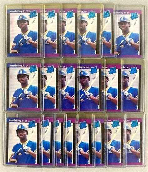 20 1989 Donruss Ken Griffey Jr 33 Rookies Matthew Bullock Auctioneers