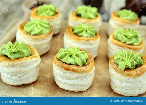 Snail Puff Pastry And Snail Butter Stock Image Image Of Parsley Puff