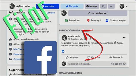 Como fijar una publicación en tu página de Facebook 2021 YouTube