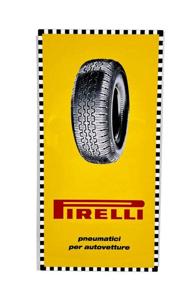 Pirelli Vintage Tire Advertisement Metal Sign Nero Cavallo